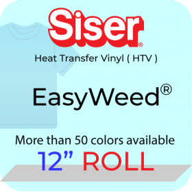 Siser EasyWeed Heat Transfer 12" roll (5 yard to 50 yard)